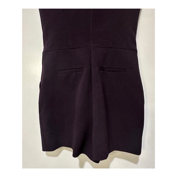Ted Baker Nuada Cap Sleeve Deep Purple Jeweled Elegant Romper Size 4 US NWOT - Picture 14 of 15